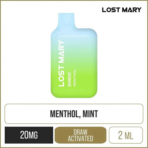 Lost Mary Bm600 Menthol Disposable Vape