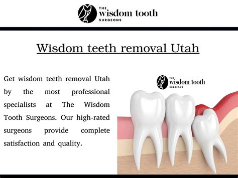 Ppt Wisdom Teeth Removal Utah Powerpoint Presentation Free Download