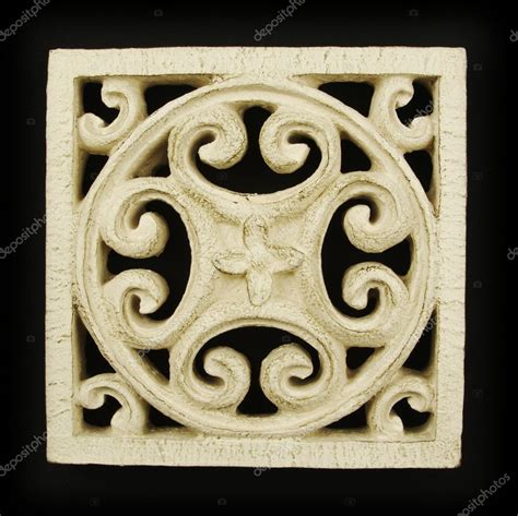 Ornate Wood Carving Ornament — Stock Photo © Feverpitch #2354896