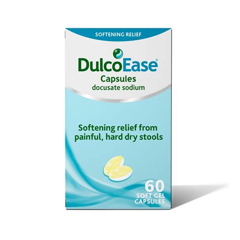 Dulcoease 100mg Capsules 30 Count For Hard Stool