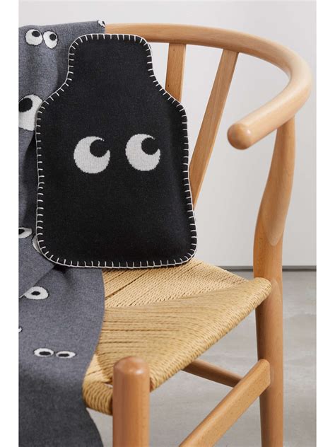ANYA HINDMARCH Eyes Intarsia Wool Blend Hot Water Bottle Cover NET A PORTER