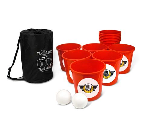 Customized Giant Yard Pong | Bucket Tossing Game – YardGames.com