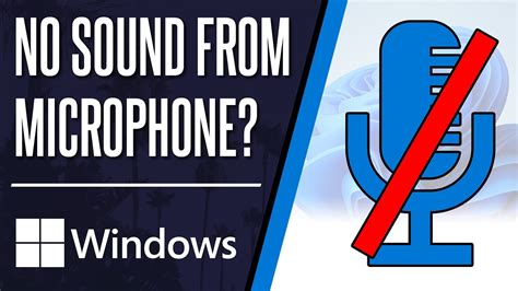 How To FIX Microphone Not Picking Up Sound Voice On Windows 11 PC YouTube