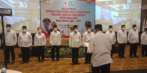 Infopublik Pengurus Pmi Kota Malang Masa Bhakti Dikukuhkan