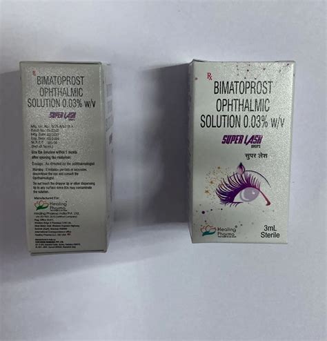 Bimatoprost Ophthalmic solution 0.03% at ₹ 350/unit | Pharmaceutical ...