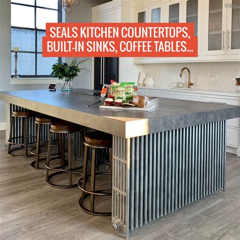 High Temperature Sealer H-SEAL Concrete Countertop Sealer - Food Safe