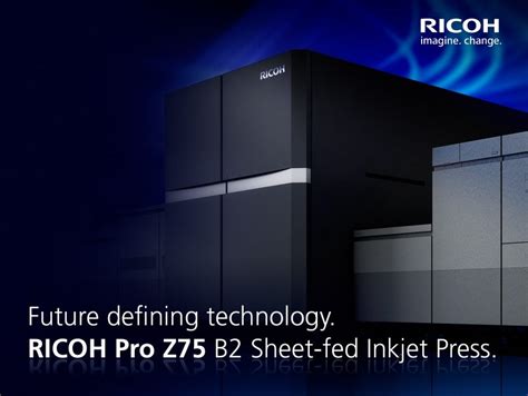 Ricoh Previews Pro Z B Sheet Fed Inkjet Press Printactionprintaction