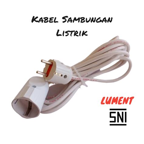 Jual Kabel Sambungan Listrik Extension Contra Arde Steker Arde