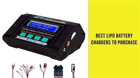 Best Lipo Battery Chargers To Purchase Lipo Battery Chargers Reviews Youtube