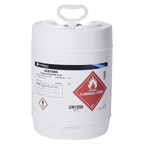 Acetone 5 Gal Poly Pail