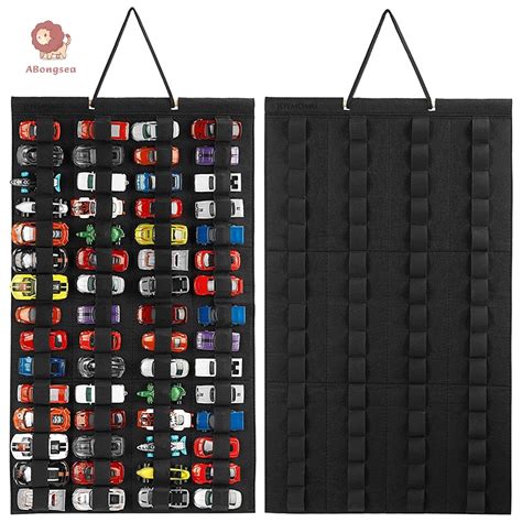 Abongsea Hanging Organizer For Hot Wheels Wall Mount Display Case Large Capacity Storage Box