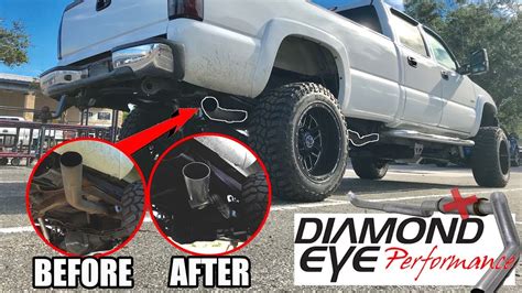 Installing A Diamond Eye 5 Straight Pipe Exhaust On My Duramax Full