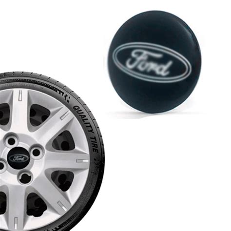 1 Emblema Ford Preto Para Calota Grid Aro 13 14 15 No Shoptime