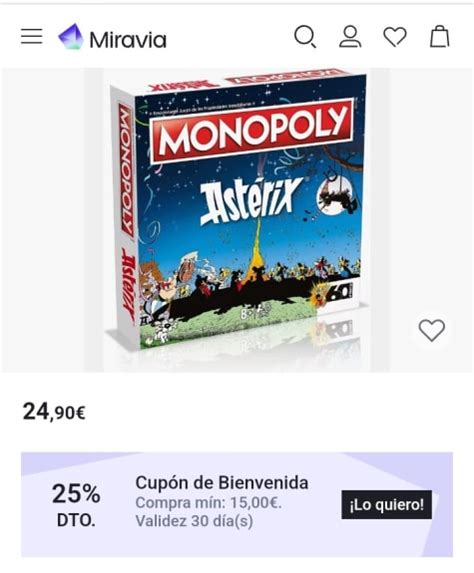 Monopoly Asterix Y Obelix Juego De Mesa Por