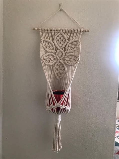 Pin By Rose Arroyo On Macrame By Me And More Plant Hanger Macrame