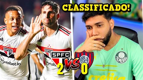 React S O Paulo X San Lorenzo Tricolor Vence E Se Classifica Para