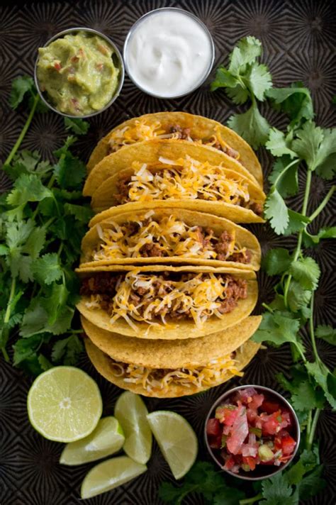 Best Ever Ground Beef Tacos From Scratch Foodlove