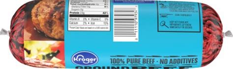 Kroger® 919 Lean Ground Beef Roll 1 Lb Kroger