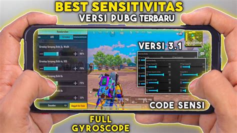 Cara Setting Sensitivitas PUBG MOBILE Terbaik Full Gyroscope No ADS