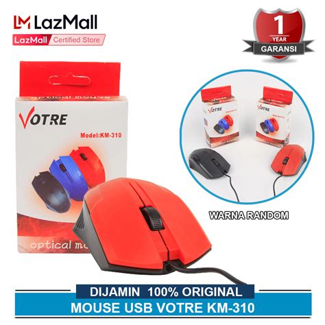 Jual Mouse Usb Optical Votre Km Mouse Laptop Komputer Js Shopee