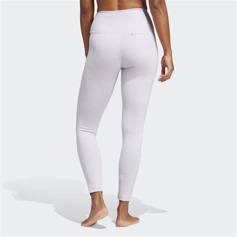 adidas بنطال Yoga Essentials High Waisted أرجواني