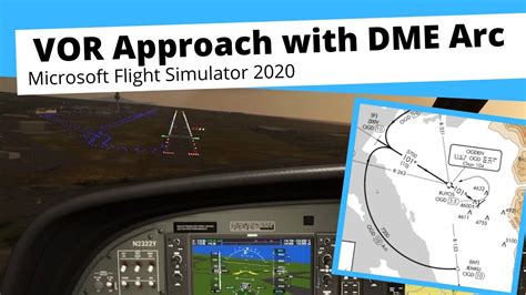 Vor Approach With Dme Arc Microsoft Flight Simulator Youtube