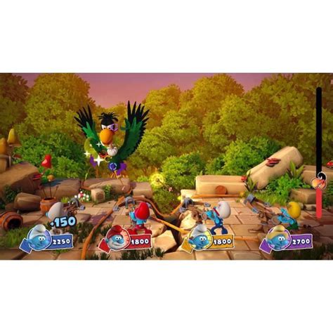 Les Schtroumpfs Village Party Jeu Nintendo Switch Cdiscount Jeux Vid O