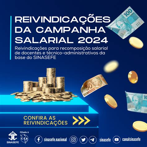 Campanha Salarial 2024 Confira A Proposta Defendida Pelo Fonasefe