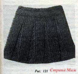 Юбка с ложными бантовыми складками - Страна Мам