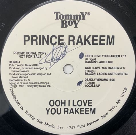 Prince Rakeem Ooh I Love You Rakeem Promo