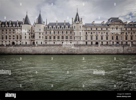 View Of Conciergerie Former Prison And Part Of Old Royal Palace On