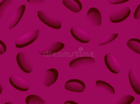 Red Blood Cells Seamless Pattern. Blood Clot Under the Microscope, Erythrocyte, Hemoglobin ...