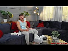 Stepbrothers Kyle Fletcher And Ryder Owens Watching Gay Porn Together