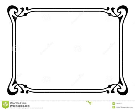 Art Deco Border Clipart | Free download on ClipArtMag