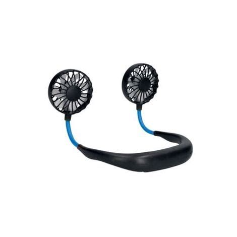 Ventilateur De Cou Portable Rechargeable Par Usb Bhari