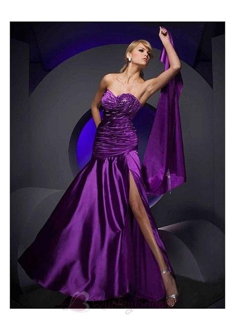 Stunning Silk Like Satin Mermaid Sweetheart Neckline Prom Dress P1750