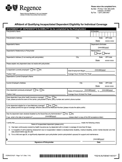 Fillable Online 2016 Regence Blueshield Of Washington Ump Medical Claim