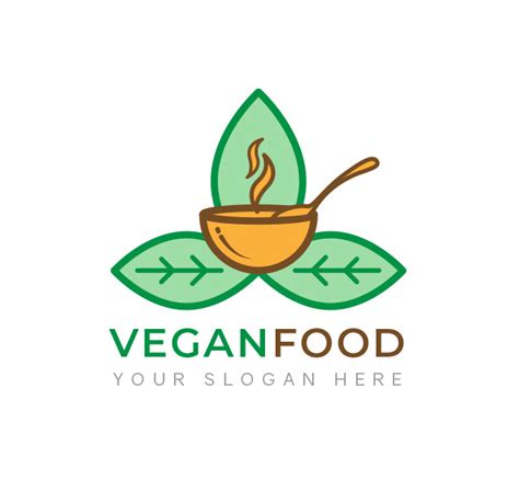 Vegan Food Logo & Business Card - The Design Love