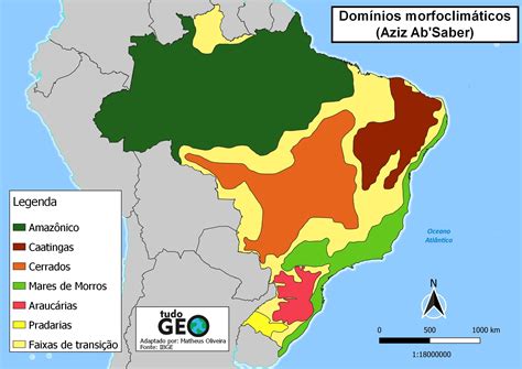 Domínio Morfoclimáticos Do Brasil - Mapa: domínios morfoclimáticos do Brasil - I | Geografia do brasil ...