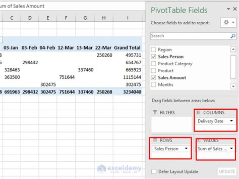 How To Use Pivot Table To Filter Date Range In Excel 5 Ways