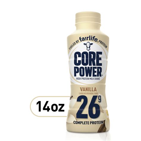 Core Power Protein Shake With 26g Protein By Fairlife Milk Vanilla 14 Fl Oz