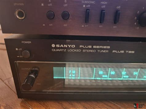 Amplifier Sanyo Plus A35 And Tuner T35 Photo 4881406 Canuck Audio Mart