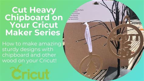 Cut Heavy Chipboard And Wood With Your Cricut And The Knife Blade YouTube