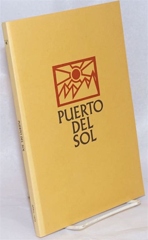 Puerto Del Sol Vol 13 No 1 April 1974 By Apodaca David Editor