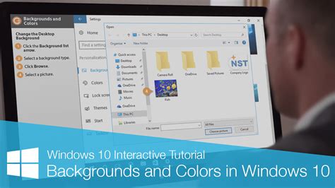 Backgrounds and Colors in Windows 10 | CustomGuide