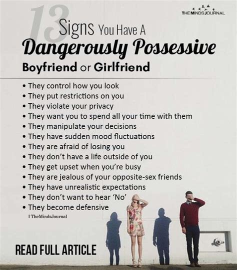 13 Signs You Have A Dangerously Possessive Boyfriend Or Girlfriend