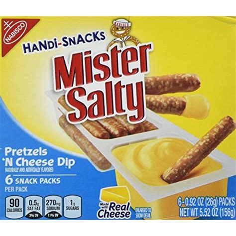 Kraft Handi-snacks Mister Salty Pretzels and Cheese 5.52oz ...