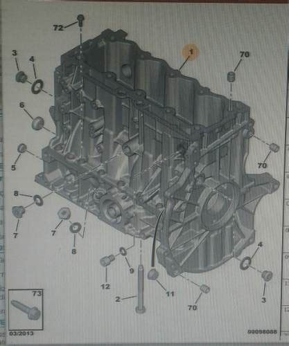 Bloco Motor 1 4 1 5 Original Citroen c3 2012 2013 2014 Stefanini Peças