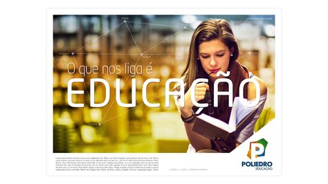 Cria O Da Marca Poliedro Educa O Identidade Visual Behance