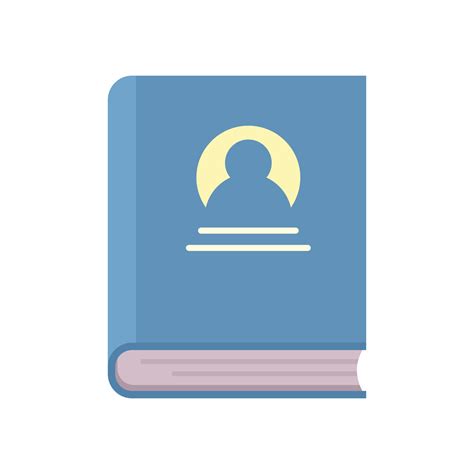 Sociolog A Viejo Libro Icono Plano Aislado Vector Vector En